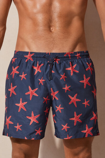 Costume Boxer Mare Stampa Stelle Marine