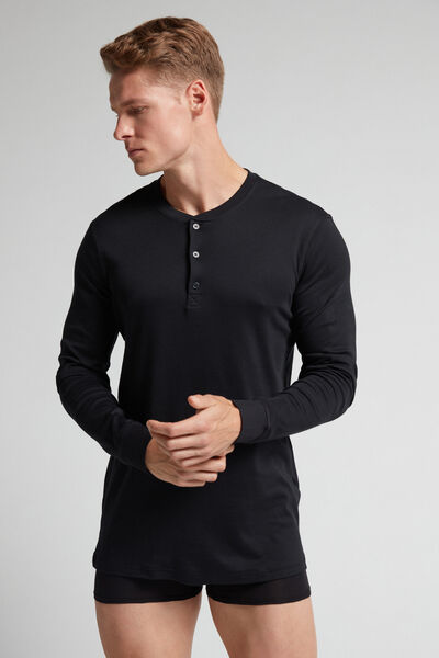T-shirt Długi Rękaw Bawełna Supima