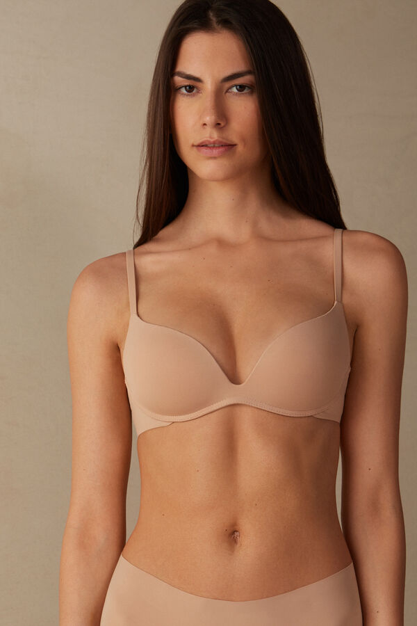 Soutien-gorge push-up sans armaturess en microfibre GIOIA bonnet B