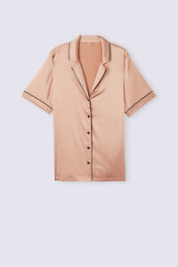 Short-Sleeved Men’s Style Silk Shirt