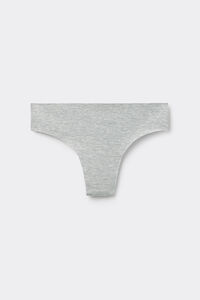 Tanga femme en coton sans coutures
