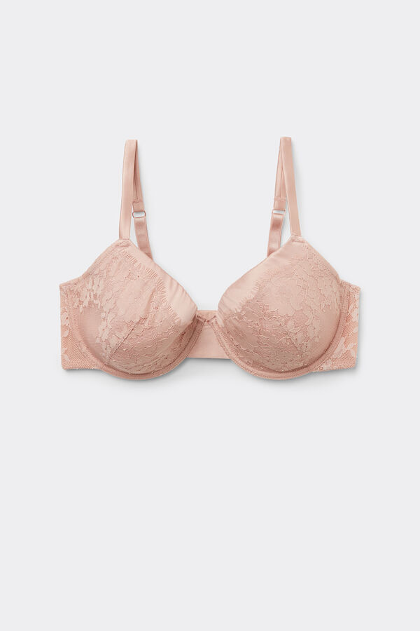 Satin Meets Lace Francesca Balconette Bra