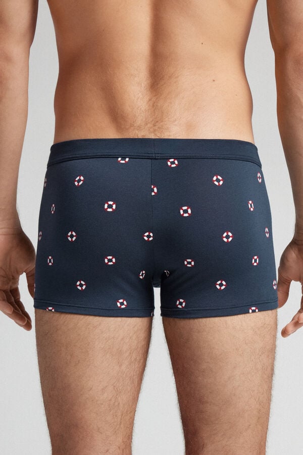 Boxerky z Bavlny Natural Fresh s Potiskem Záchranného Kruhu
