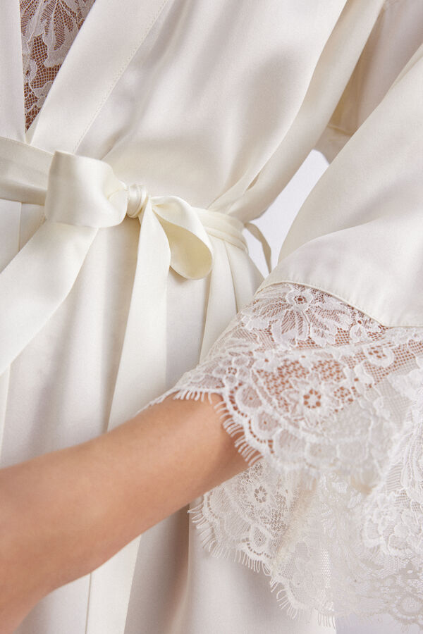 Kimono long en soie THE MOST ROMANTIC SEASON