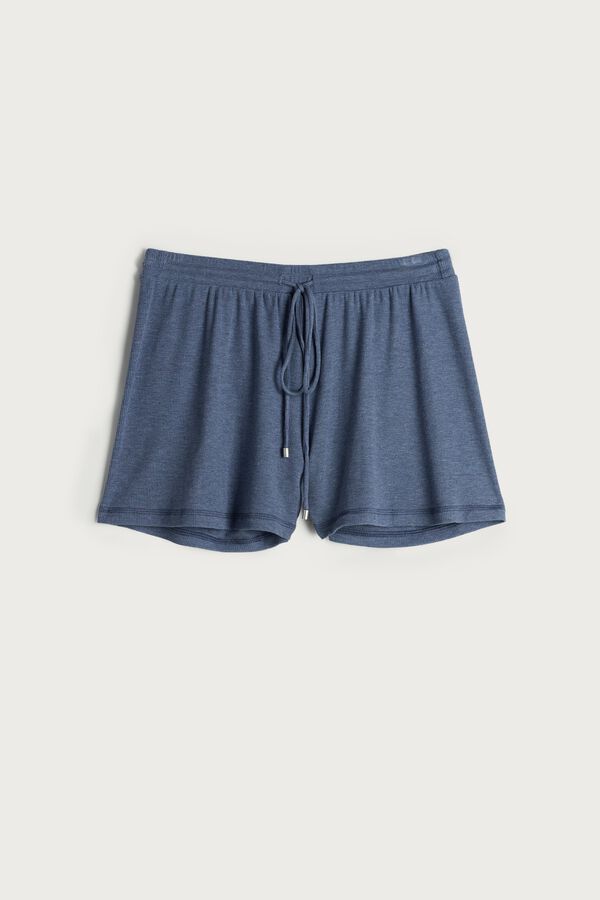 Ribbed Modal Blend Shorts