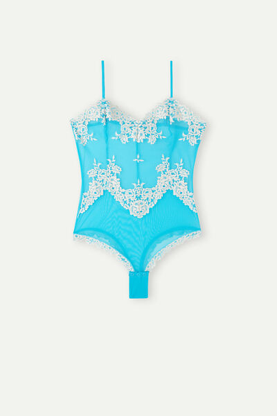 Pretty Flowers Lace and Tulle Body
