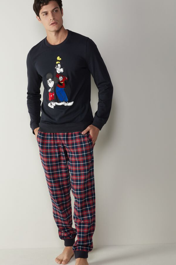 Goofy and Mickey Long Pajamas