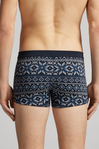 Norwegian-Print Stretch Supima® Cotton Boxers