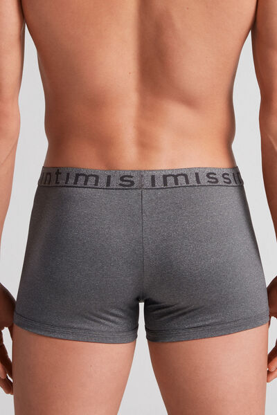 Boxer Shorts in Microfibre with Logo