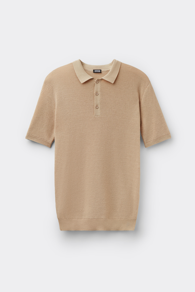 Polo Traforata Uomo in 100% Cotone