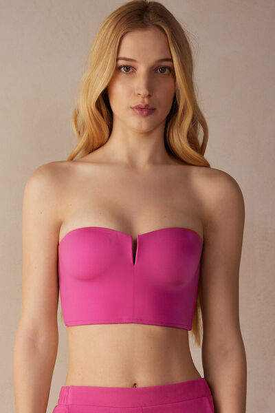 Ultralight Microfibre Bustier Bra Top