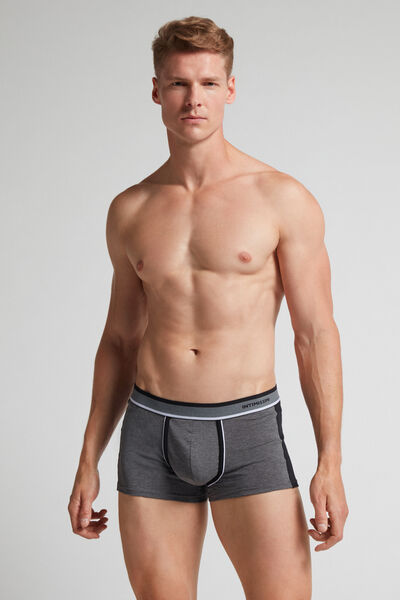 Boxer en coton Superior bicolore