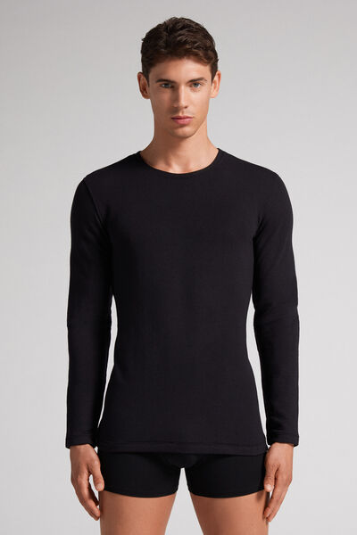 Long-Sleeve Modal-Cashmere Top