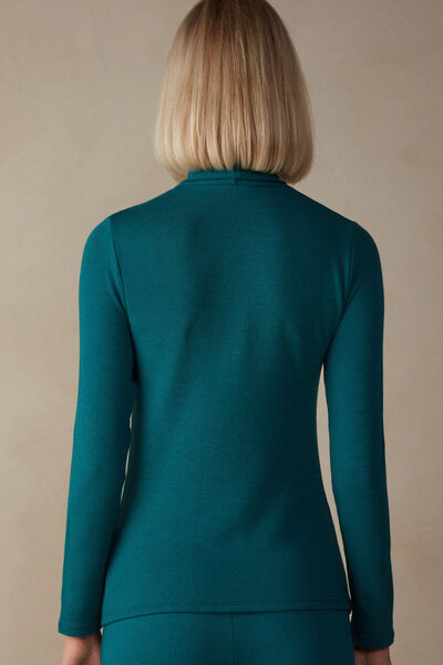 Maglia Collo Alto Thermal con Cashmere