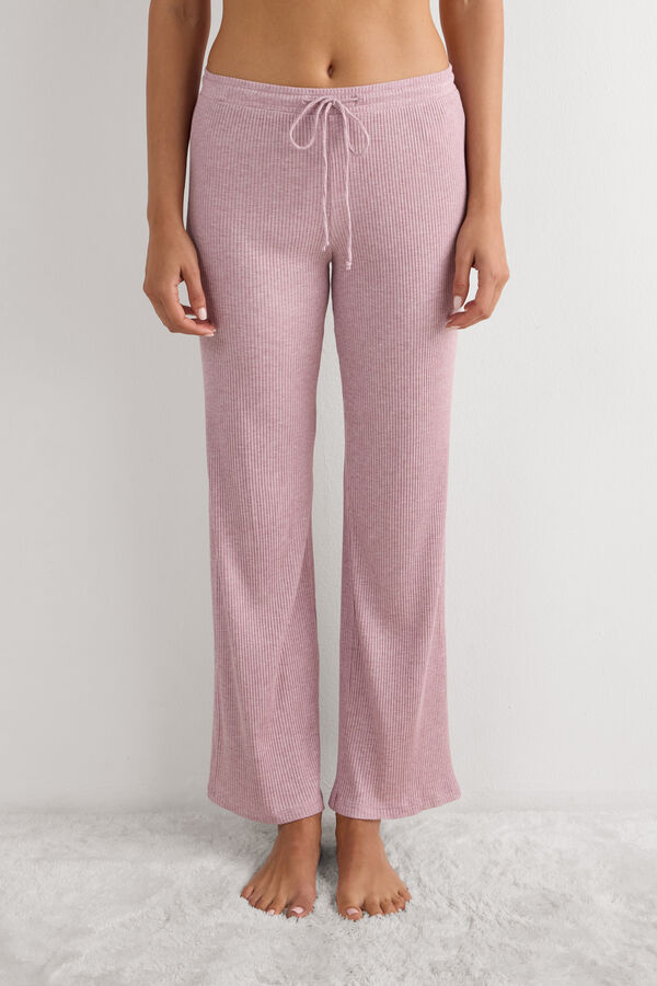 Chic Comfort Full-length Modal Palazzo Trousers