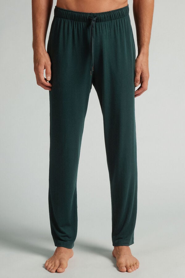Long Silk and Modal Trousers
