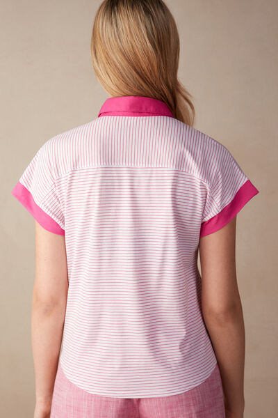 Strawberry Milkshake Short-Sleeved Ultrafresh Supima® Cotton Shirt