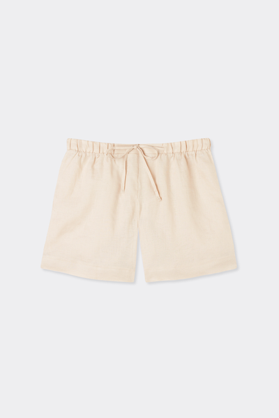 The Pure Linen Plain-Weave Linen Shorts