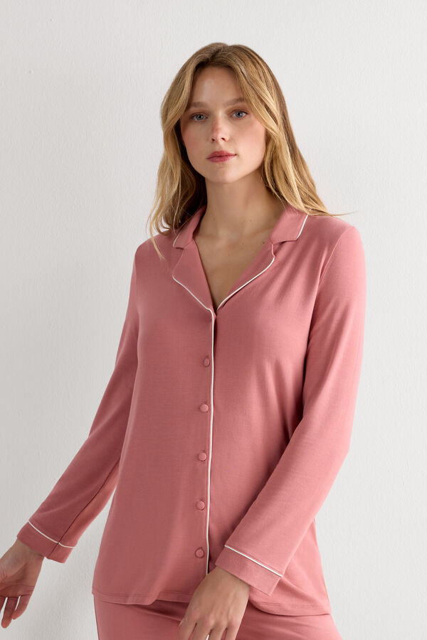Long-Sleeve Micromodal Jacket