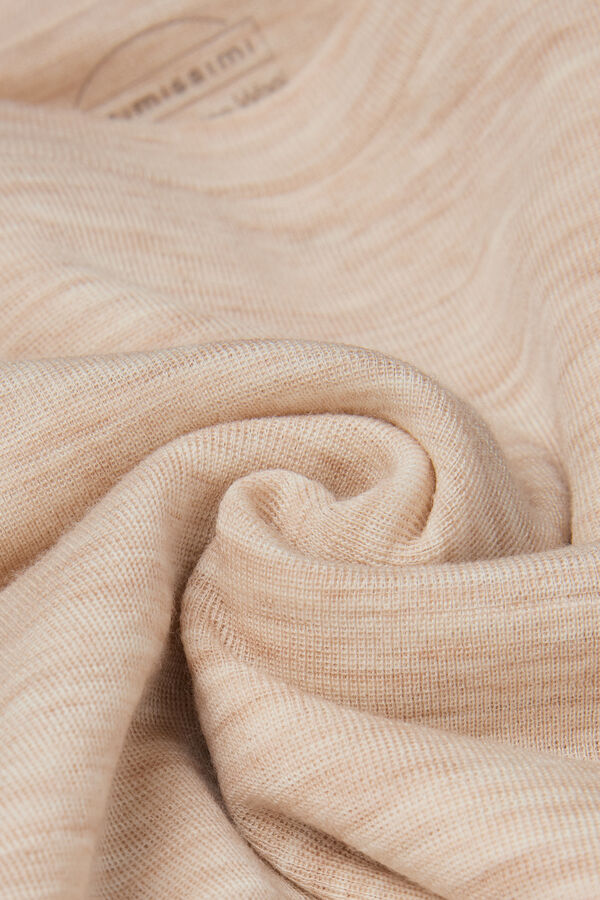 Maglia Manica Lunga Girocollo 100% Lana Merino