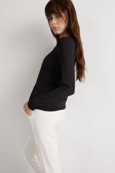 Maglia Manica Lunga in Fresh Bamboo