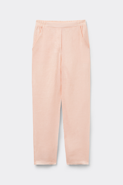 Plain-Weave Linen Trousers