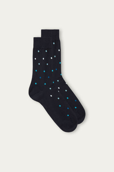 Supima® Pamuklu Desenli Erkek Soket Çorap