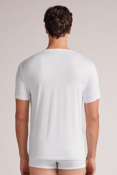 Modal and Silk T-Shirt