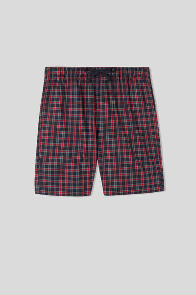 Check Plain-Weave Shorts