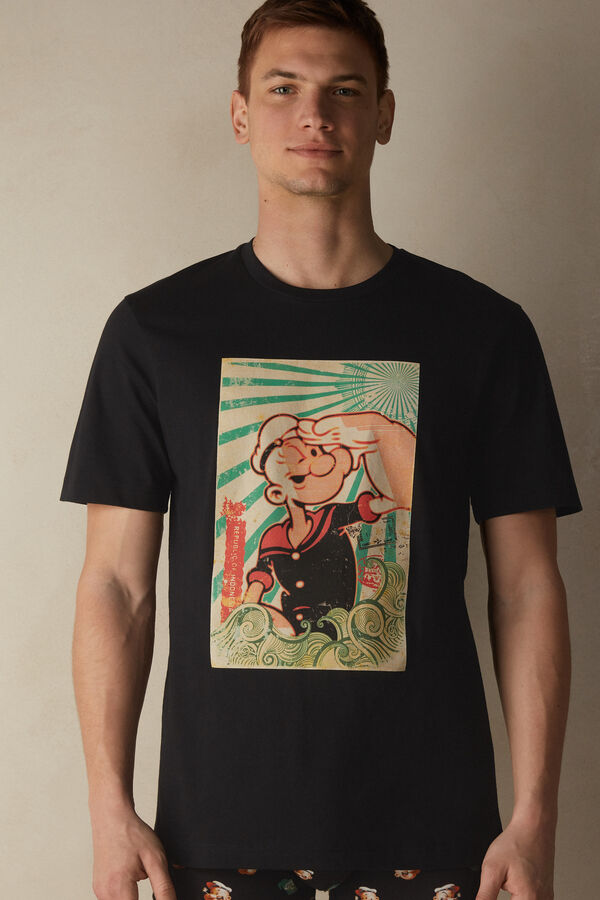 forgetful Horn Effectiveness T-shirt Stampa Popeye | Intimissimi