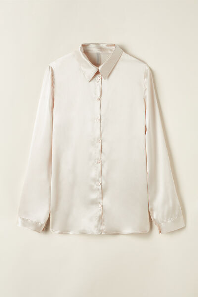 Long Sleeve Silk Shirt