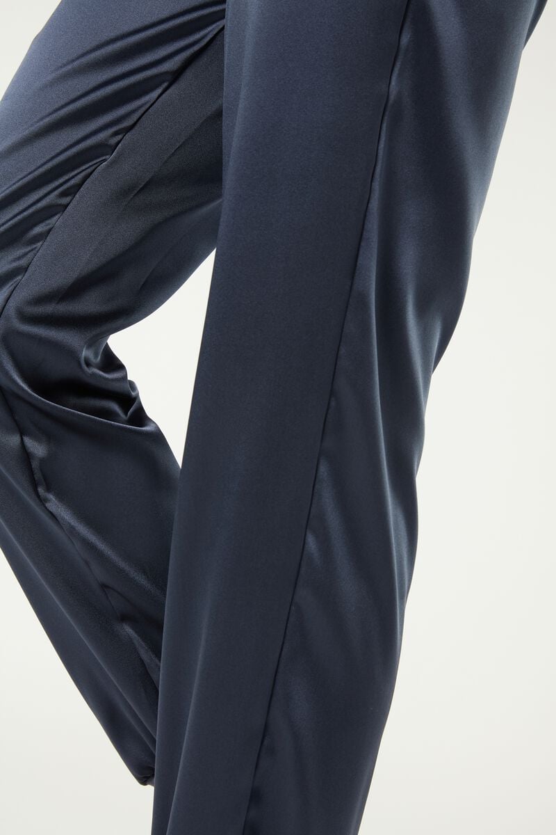 Long Silk and Lyocell Trousers | Intimissimi