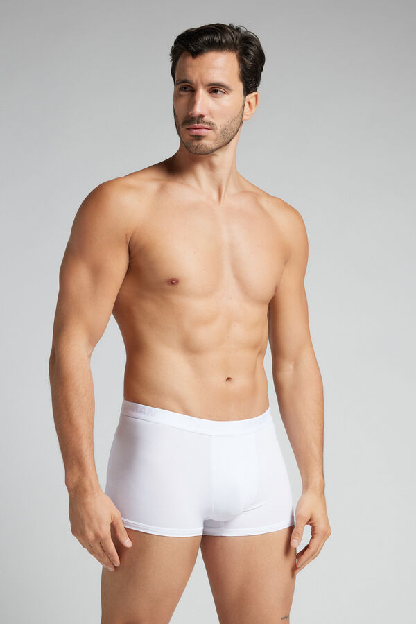 Boxer en microfibre à logo