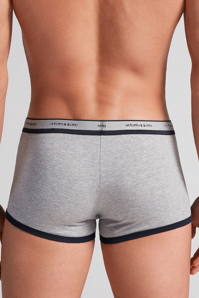 Stretch Supima® Cotton Boxer Shorts with Logo Detail