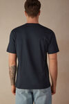Newspaper Smurf Cotton T-Shirt