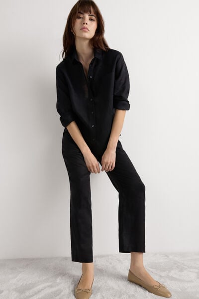 Camicia in Tela di Lino The Pure Linen