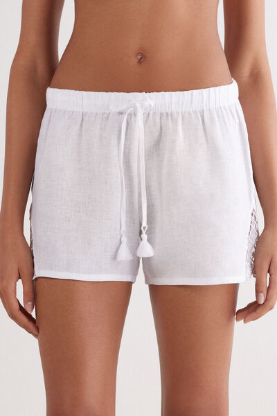 PantaloncinI in Lino Sophisticated Allure