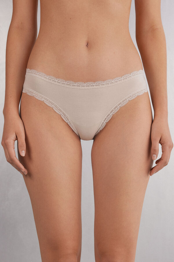 Cotton Thong Panty - Cute hearts