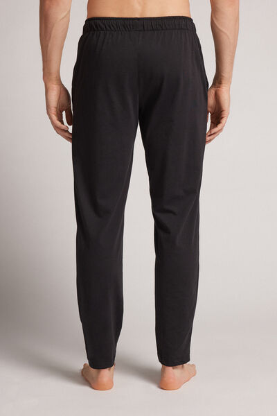 Cotton Trousers with Seam