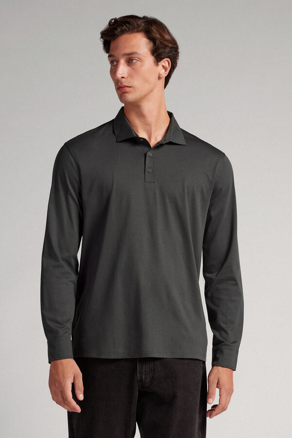 Mercerised Cotton Polo Shirt