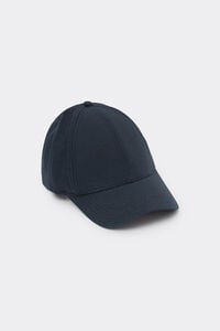 Basecap aus Leinen- und Baumwollstoff