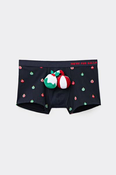 Cuecas Algodão Superior Christmas Balls