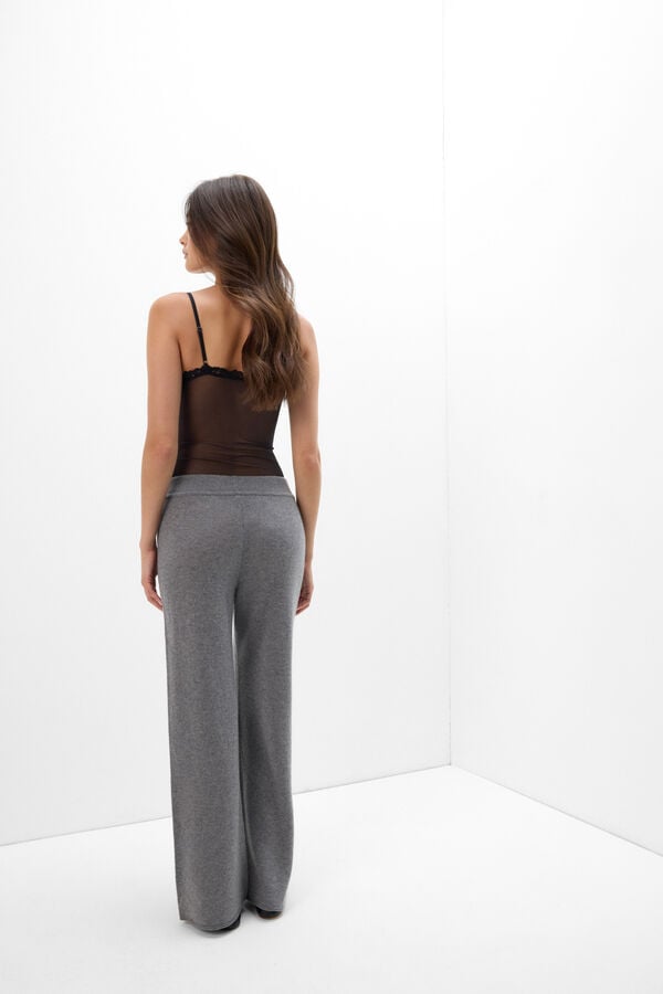 100% Cashmere Palazzo Pants