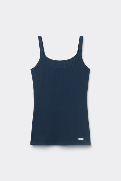 Natural Cotton Strappy Top