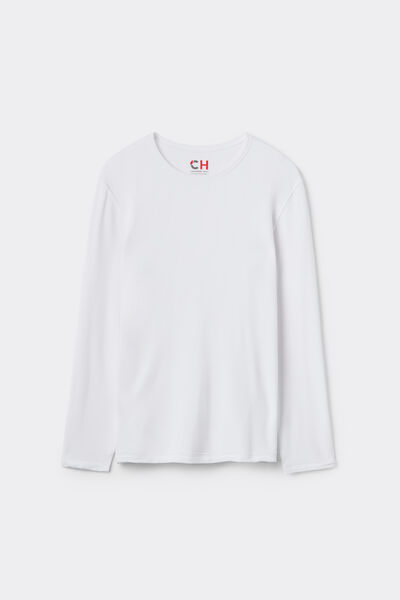 Langarmshirt aus Kaschmir-Modal für Herren