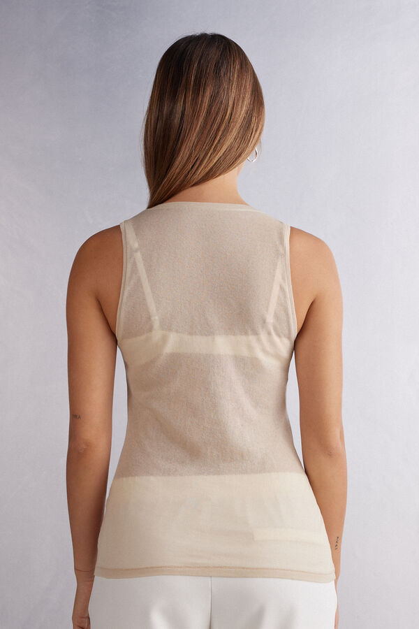 Invisible Cotton Racerback Vest Top
