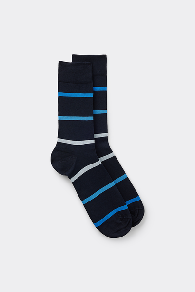 Short Patterned Lisle Socks