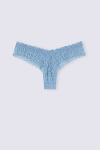 80s-Style Lace Brazilian Briefs