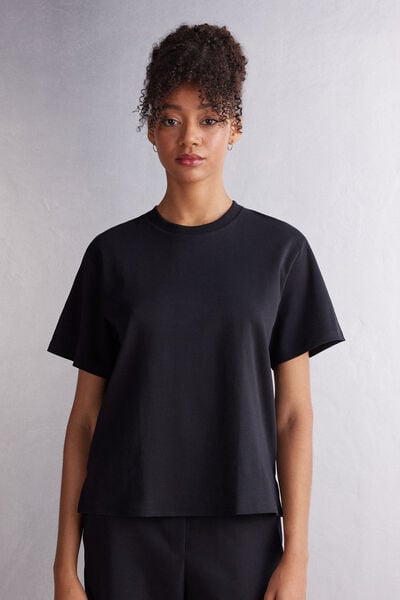 Maglia Manica Corta in Cotone Luxury