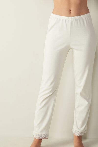 Lange Hose aus Supima®-Baumwolle Feeling Romantic